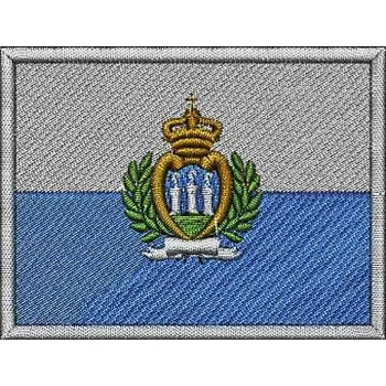 Nášivka Pelisport Nášivka Sanmarinská vlajka 6 x 4,5 cm