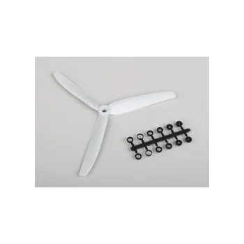 RC vybavení Vrtule GWS HD 8x4 šedá 3-listá (levotočivá)