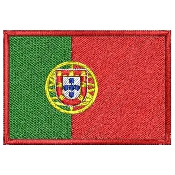 Nášivka Pelisport Nášivka Portugalská vlajka 6 x 4 cm