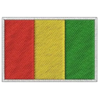 Nášivka Pelisport Nášivka Guinejská vlajka 6 x 4 cm