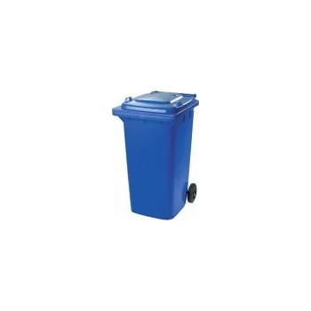 Popelnice Plastová nádoba s kolečky, modrá 240l