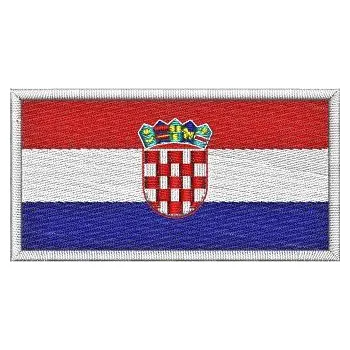 Nášivka Pelisport Nášivka Chorvatská vlajka 6 x 3 cm