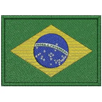 Nášivka Pelisport Nášivka Brazilská vlajka 6 x 4 cm