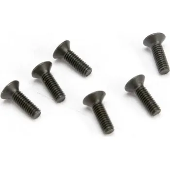 RC vybavení Traxxas šroub imbus M2.5x8mm zápustná hlava (6)