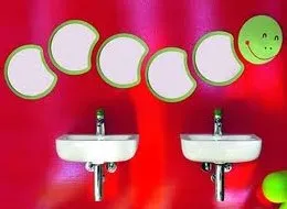 Zrcadlo LAUFEN FLORAKIDS Zrcadlo koupelnové pro děti - hlava housenky