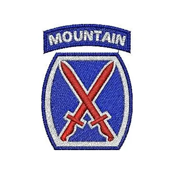 Nášivka Pelisport Nášivka 10th Mountain Division SSI
