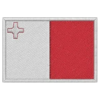Nášivka Pelisport Nášivka Maltská vlajka 6 x 4 cm