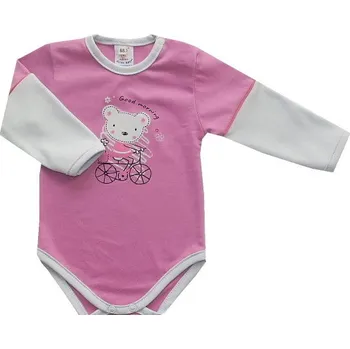 Kojenecký body Dětské body Autex - Fialová + šedá - vel. 92