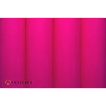 RC vybavení Polyesterová nažehlovací fólie ORACOVER 2m (fluorescenční růžová)