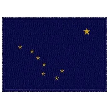 Nášivka Pelisport Nášivka Alaska vlajka 6 x 4,5 cm