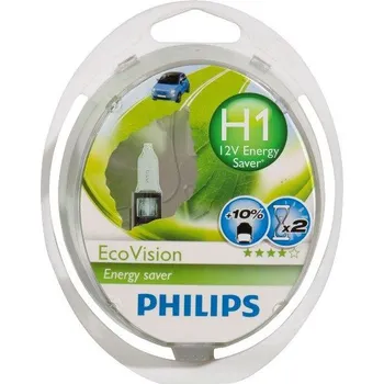 Autožárovka Philips EcoVision 12258ECOS2 H1 P14,5s 12V 55W