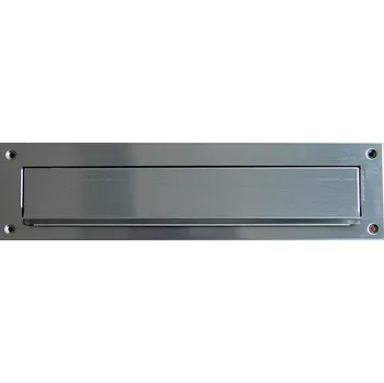 Železářství Dopisní vhoz hranatý 310x80 mm nerez (Dopisní vhoz hranatý 310x80 mm nerez)