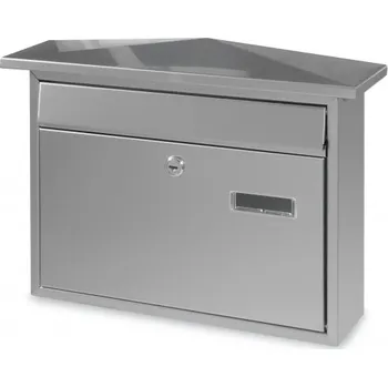 Poštovní schránka Poštovní schránka PB 04 (Poštovní schránka PB 04 z nerez oceli DIN 1.4301 s matným povrchem vhodná pro interiér i exteriér. Rozměry: (š x v x h) 380 x 235 x 100 (mm))