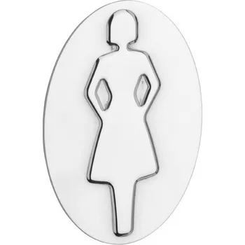 Informační tabulka Rozlišovací znak ŽENY ROSTEX (Rozlišovací značka - ženy. Informační znak na označení WC )