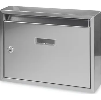 Poštovní schránka Poštovní schránka PB 01 (Poštovní schránka PB 01 z nerez oceli DIN 1.4301 s matným povrchem vhodná pro interiér i exteriér. Rozměry: (š x v x h) 320 x 240 x 60 (mm))