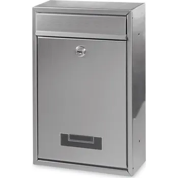 Poštovní schránka Poštovní schránka PB 06 (Poštovní schránka PB 06 z nerez oceli DIN 1.4301 s matným povrchem vhodná pro interiér i exteriér. Rozměry: (š x v x h) 215 x 320 x 80 (mm))
