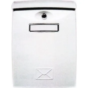 Poštovní schránka Poštovní schránka ABS bílá (vyrobena z materiálu ABS, který zaručuje vysokou odolnost schránky)