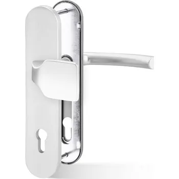 Dveřní kování Bezpečnostní kování VIKING hliník RC3 F1 klika+koule (Bezpečnostní kování je vhodné pro vchodové dveře s certifikátem bezpečnosti RC3 odpovídající ČSN P ENV 1627. Materiál : eloxovaný hliník.)