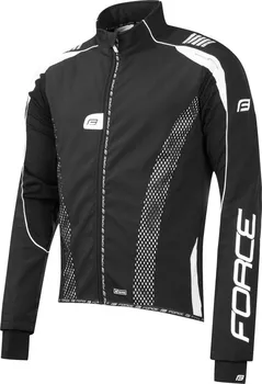 Cyklistická bunda Force X72 PRO černo-bílá