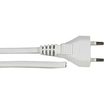 Napájecí kabel FLEXO ŠŇŮRA S VOLNÝM KONCEM 2m - BÍLÁ