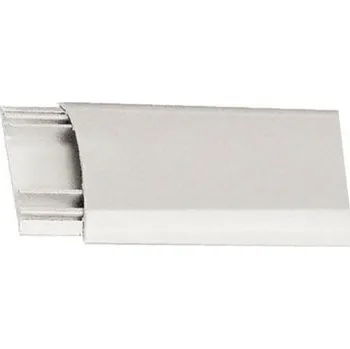 kabelová chránička LIŠTA PLASTOVÁ PRO KABELY, 30x8mm - BÍLÁ