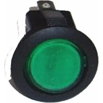 Vypínač kolébkový kulatý Z podsvícený