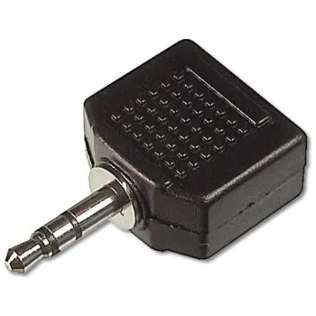 Audio kabel Digitus Audio adaptér Stereo 3,5 mm samec na 2x 3,5" samice