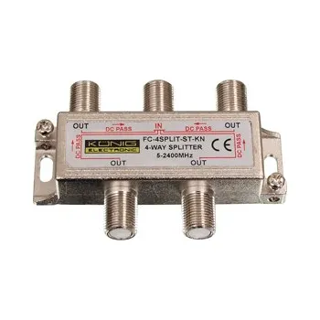 Anténní zesilovač König ROZBOČOVAČ 1xF => 4xF 5-2400MHz