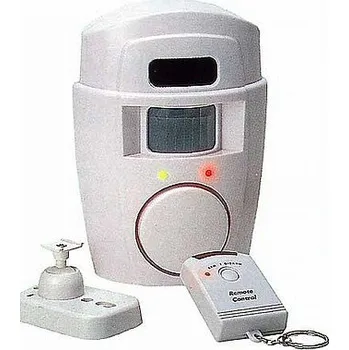 Sada domovního alarmu ALARM NÁSTĚNNÝ S PIR ČIDLEM, DÁLKOVÝM OVLÁDAČEM A SIRÉNOU 110dB