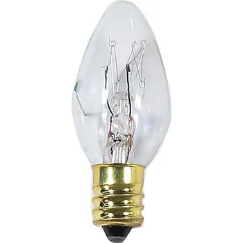 Žárovka ŽÁROVKA ČIRÁ SVÍČKOVÁ 230V/7W E12, rozměr 23x55mm