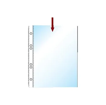 Obal na doklady s EURODĚROVÁNÍM A5 krupička transparentní 100ks
