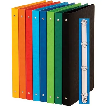 Pořadač čtyřkroužkový prešpan A4 žlutý