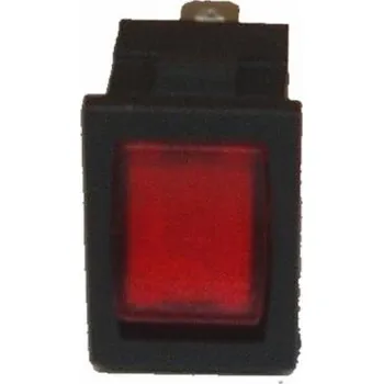 Vypínač kolébkový podsvícený R 14x20mm