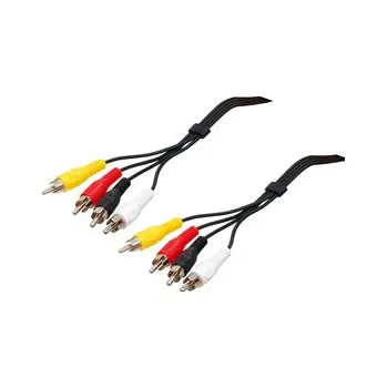 Audio kabel Valueline KABEL 4x CINCH samec - 4x CINCH samec 2.50m