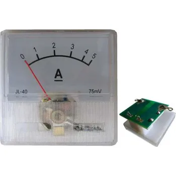 PANELOVÝ AMPÉRMETR 5A= 40x40mm