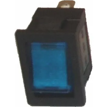 Vypínač kolébkový podsvícený M 14x20mm