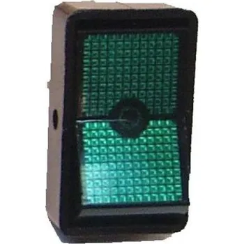 Vypínač kolébkový podsvícený Z 19x33mm