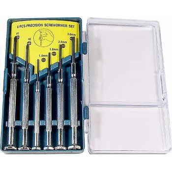 Šroubovák ŠROUBOVÁK SADA 2x KŘÍŽOVÝ 0-1+PLOCHÝ 1,4-1,8-2,4-3mm