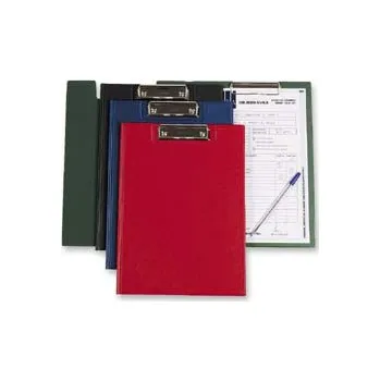 Desky s klipem uzaviratelné červená