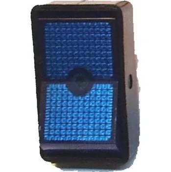 Vypínač kolébkový podsvícený M 19x33mm