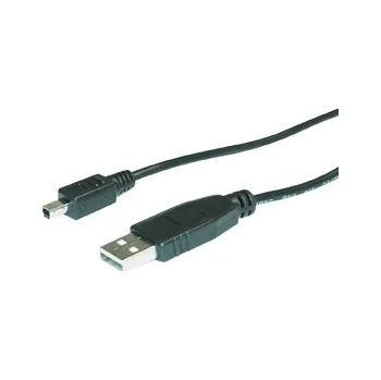 Datový kabel Valueline KABEL USB2.0 TYPA - MINI USB 4PIN 1.8m černý
