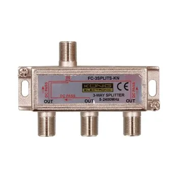Anténní zesilovač König ROZBOČOVAČ 1xF => 3xF 5-2400MHz