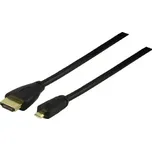 Valueline KABEL HDMI <-> HDMI micro D HIGH SPEED+ETHER. - 1.5m