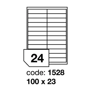 Samolepící etiketa Samolepící snímatelné etikety Rayfilm Office 100x23 mm 100 archů R0102.1528