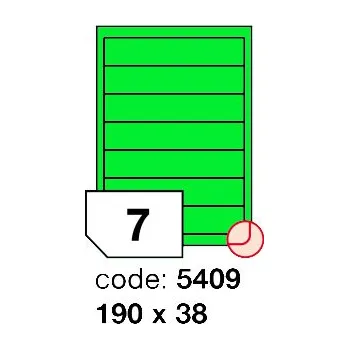 Kancelářské potřeby Samolepící etikety Rayfilm Office 190x38 mm 100 archů, matně zelená, R0120.5409