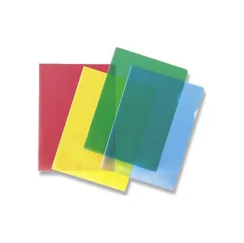 Zakládací obal barevný ,,L" PP A4 transparentní modrý