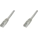 Digitus Patch Cable, UTP, CAT 5e, AWG 26/7, šedý 20m, 5ks