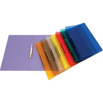 Pořadač dvoukroužkový 2cm průhledný modrý