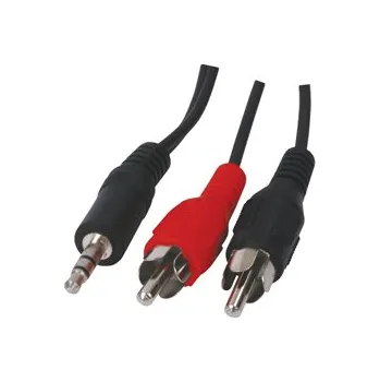 Audio kabel Valueline KABEL 2x CINCH samec - 3.5st JACK samec 10.0m