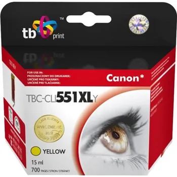 TB Canon CLI551XLY - kompatibilní